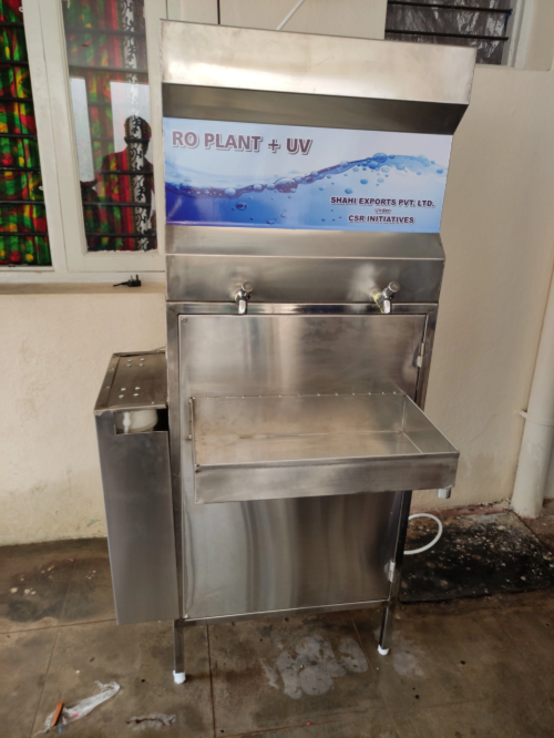 Multi-stage industrial reverse osmosis plant