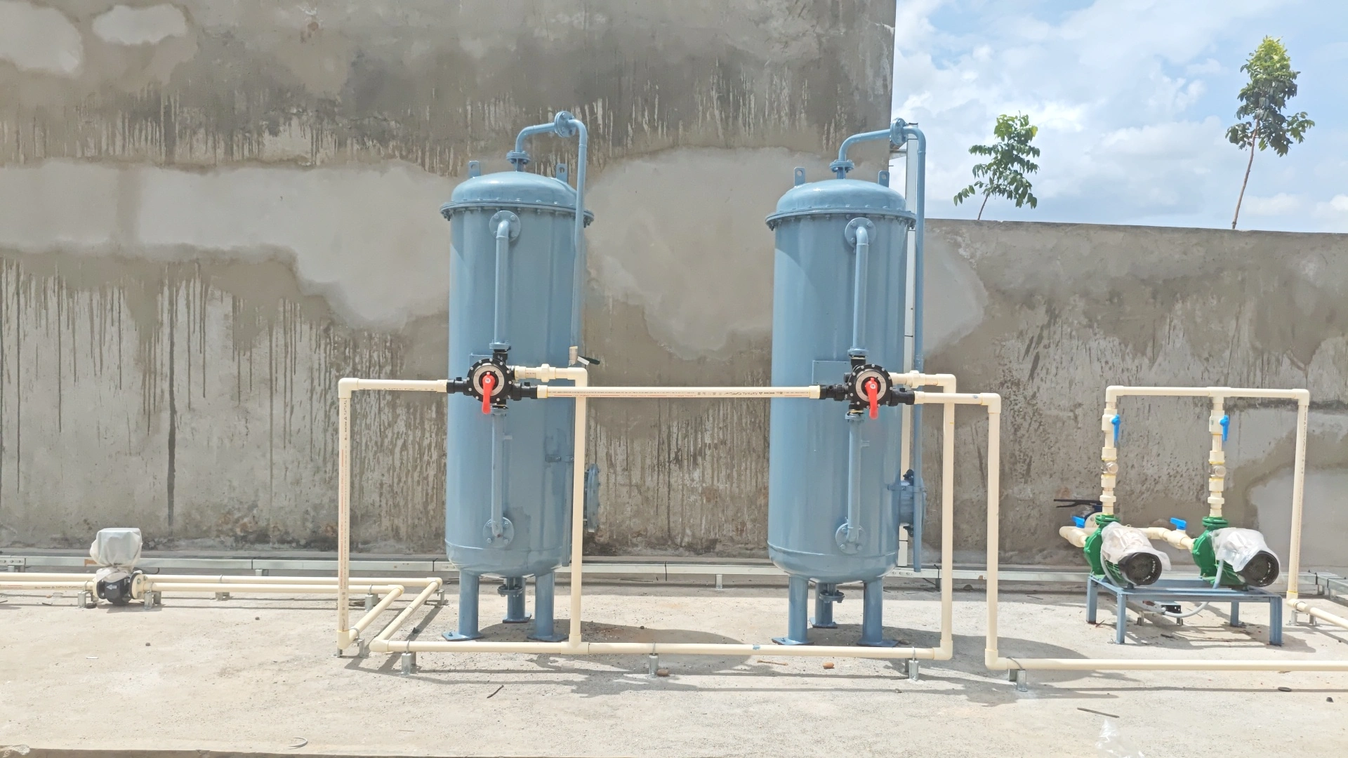 Biological Sewage Treatment Plant installation