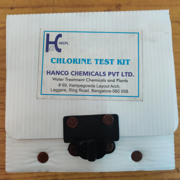 Chlorides water parameter testing kit