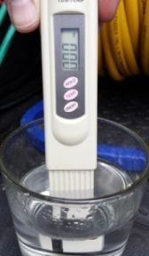 Digital TDS meter for total dissolved solids