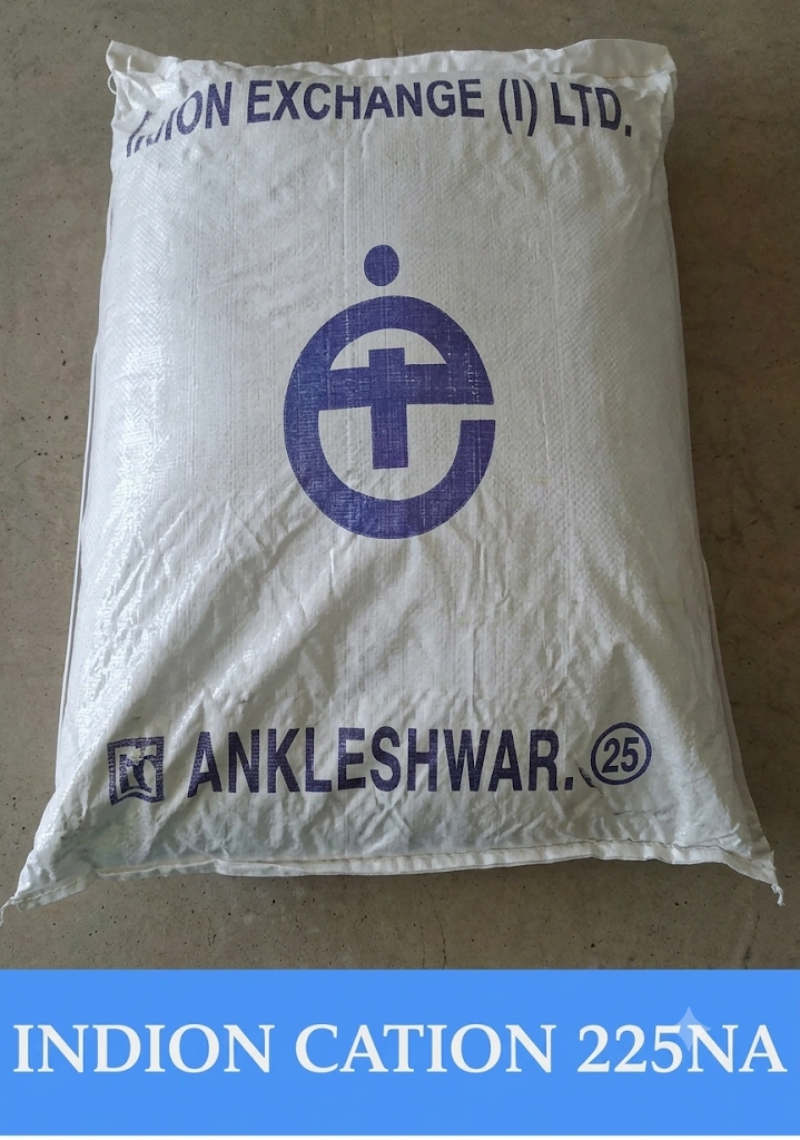 Ion exchange cation resin for water softening